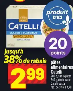 Metro PÂTES ALIMENTAIRES CATELLI | CATELLI PASTA offer