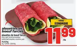 Metro ALOUETTES DE BOEUF FARCIES | STUFFED BEEF ALOUETTES offer