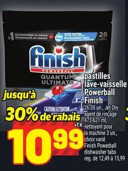 Metro PASTILLES LAVE‑VAISSELLE POWERBALL FINISH | FINISH POWERBALL DISHWASHER TABS offer
