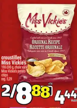 Metro CROUSTILLES MISS VICKIE'S | MISS VICKIE'S POTATO CHIPS offer