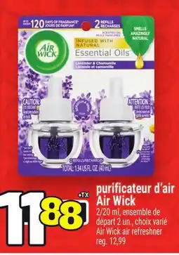 Metro PURIFICATEUR D'AIR AIR WICK | AIR WICK AIR REFRESHNER offer