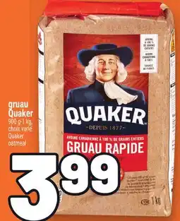 Metro GRUAU QUAKER | QUAKER OATMEAL offer