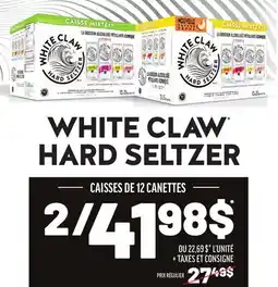 Metro WHITE CLAW HARD SELTZER offer
