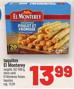 Metro TAQUITOS EL MONTEREY | EL MONTEREY FROZEN TAQUITOS offer