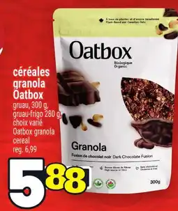 Metro CÉRÉALES GRANOLA OATBOX | OATBOX GRANOLA CEREAL offer