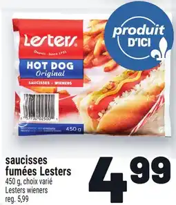 Metro SAUCISSES FUMÉES LESTERS | LESTERS WIENERS offer