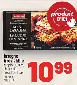 Metro LASAGNE IRRÉSISTIBLE | IRRÉSISTIBLE FROZEN LASAGNA offer
