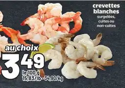 Metro CREVETTES BLANCHES offer
