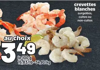 Metro CREVETTES BLANCHES offer