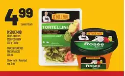 Metro PÂTES FARCIES O SOLE MIO | O SOLE MIO STUFFED PASTA offer