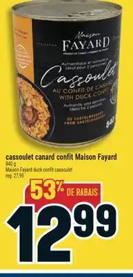Marché Adonis CASSOULET CANARD CONFIT MAISON FAYARD | MAISON FAYARD DUCK CONFIT CASSOULET offer