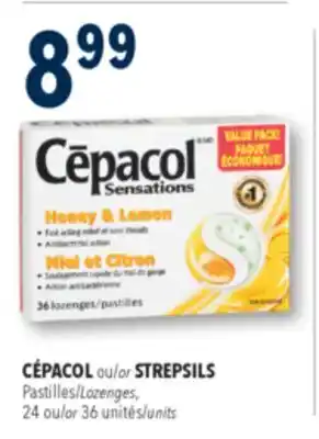 Familiprix CÉPACOL Lozenges, 24or 36 units offer