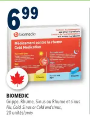 Familiprix BIOMEDIC, Cold + sinus, 20 caplets offer