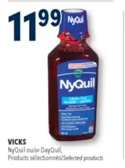 Familiprix VICKS, NyQuil or DayQuil offer