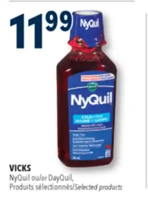 Familiprix VICKS, NyQuil or DayQuil offer