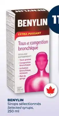 Familiprix BENYLIN, Selected syrups, 250 ml offer