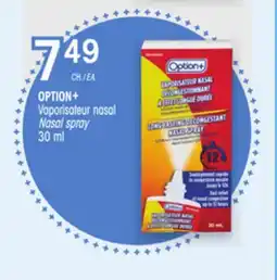 Uniprix OPTION+ Vaporisateur nasal/ Nasal spray offer