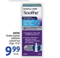 Uniprix SOOTHE Gouttes oculaires lubrifiantes/Lubricant eye drops offer