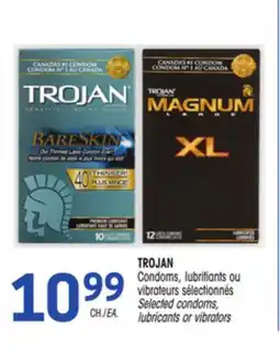 Uniprix TROJAN Condoms, lubrifiants ou vibrateurs sélectionnés/Selected condoms, lubricants or vibrators offer
