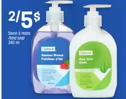 Uniprix OPTION Savon à mains/Hand soap offer