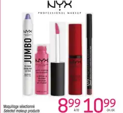 Uniprix NYX Maquillage sélectionné/Selected makeup products offer