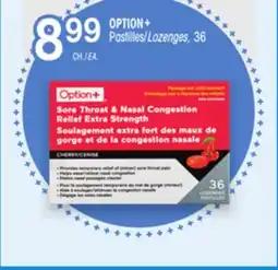 Uniprix OPTION+ Pastilles/Lozenges offer