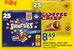 Uniprix NESTLÉ SMARTIES, COFFEE CRISP Friandises sélectionnées/Selected candies offer