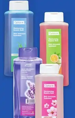 Uniprix OPTION+ Bains moussants sélectionnés/Selected bubble baths offer
