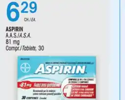 Uniprix ASPIRIN A.A.S./A.S.A offer