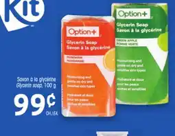 Uniprix OPTION+ Savon à la glycérine /Glycerin soap offer