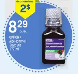 Uniprix OPTION+ Aide-sommeil/Sleep aid offer