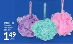 Uniprix OPTION+, KIT Houppette pour le bain /Bath puff offer