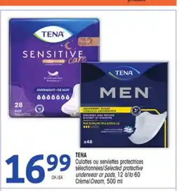 Uniprix TENA Culottes ou serviettes protectrices sélectionnées/Selected protective underwear or pads offer