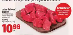 Metro CUBES DE BOEUF À RAGOÛT | STEWING BEEF CUBES offer