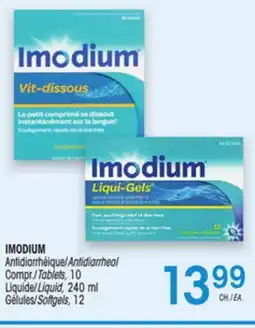 Uniprix IMODIUM Antidiarrhéique/Antidiarrheal offer