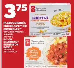 Provigo PC OR BLUE MENU ENTRÉES OR BOWLS offer
