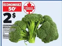 Provigo BROCCOLI CROWNS offer