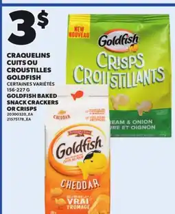 Provigo GOLDFISH BAKED SNACK CRACKERS OR CRISPS, 156-227 G offer