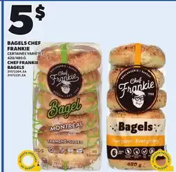 Provigo CHEF FRANKIE BAGELS offer