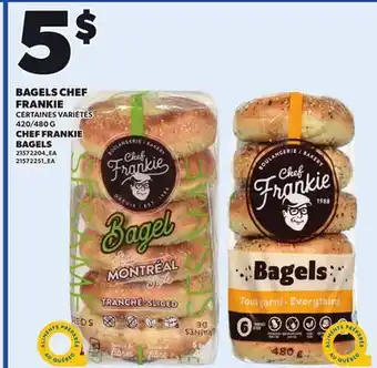 Provigo CHEF FRANKIE BAGELS offer