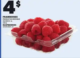 Provigo RASPBERRIES, 170 G offer