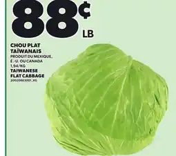 Provigo TAIWANESE FLAT CABBAGE offer