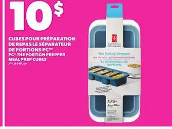 Provigo PC THE PORTION PREPPER MEAL PREP CUBES offer