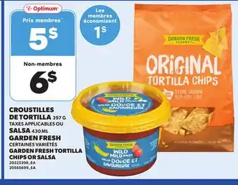 Provigo GARDEN FRESH TORTILLA CHIPS, 397 G OR SALSA 430 ML offer