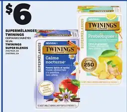 Provigo TWININGS SUPER BLENDS, 18 UN offer