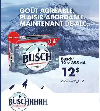 Provigo BUSCH , 12 X 355 ML offer