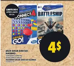 Provigo HASBRO GRAB AND GO GAMES offer