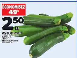 Provigo GREEN ZUCCHINI offer
