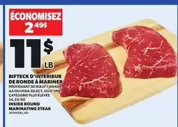 Provigo INSIDE ROUND MARINATING STEAK offer