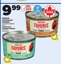 Provigo CHOCOLATS FAVORIS FONDUE, 215 G offer